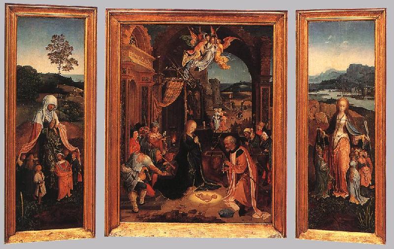 BEER, Jan de Triptych  hu255 Sweden oil painting art